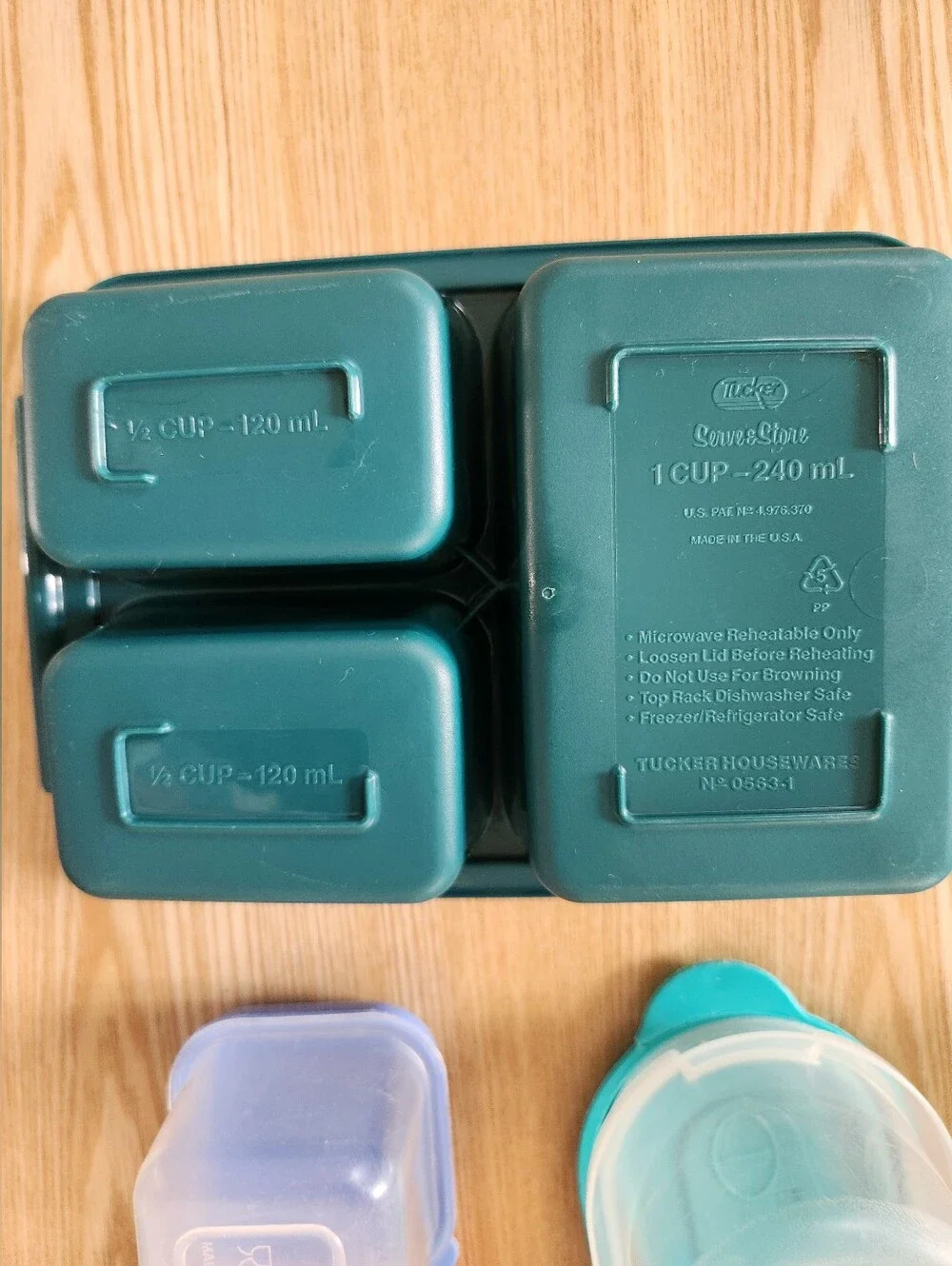 Vintage Rubbermaid And Tucker Storage Containers